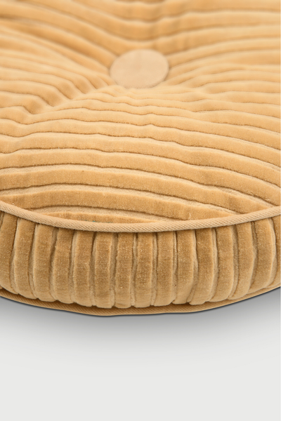 Luna Sunset Velvet Round Cushion