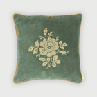 Camellia Eucalyptus Cross Stitch Cushion Cover