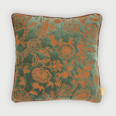Rosabelle Chintz Eucalyptus Cushion Cover