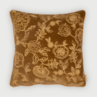 Rosabelle Chintz Tan Brown Cushion Cover