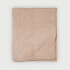 Checker Blush Velvet Embroidered Quilt