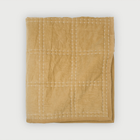 Checker Sand Velvet Embroidered Quilt