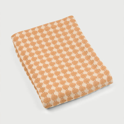 Ivy Spice Cotton Knitted Throw