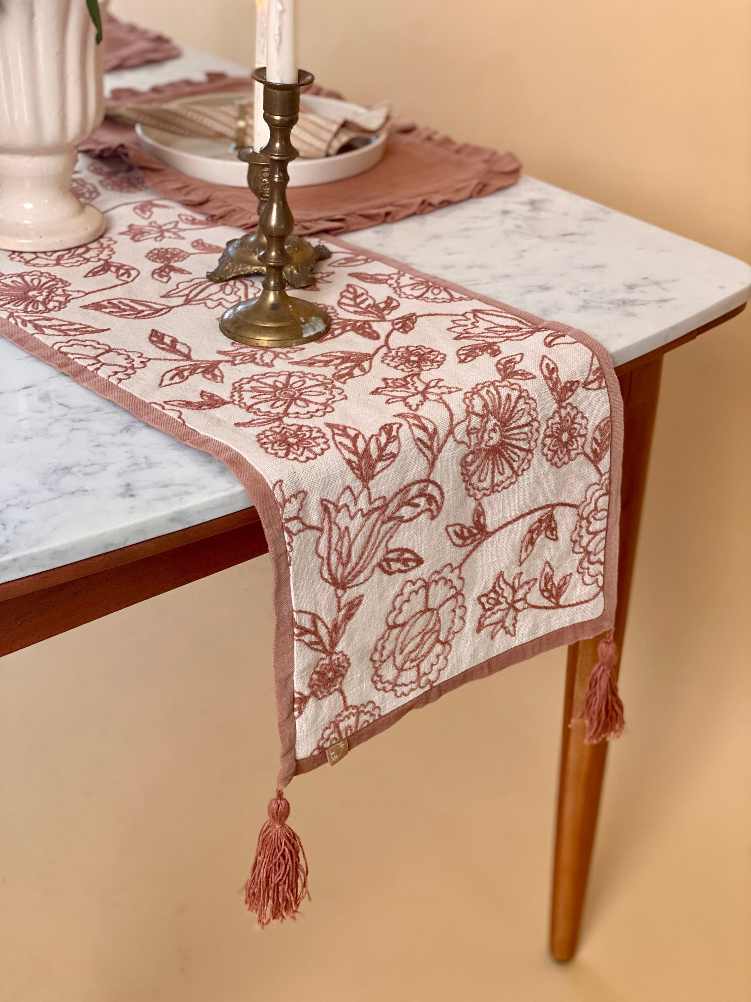 Rosabelle Chintz Spice Table Runner