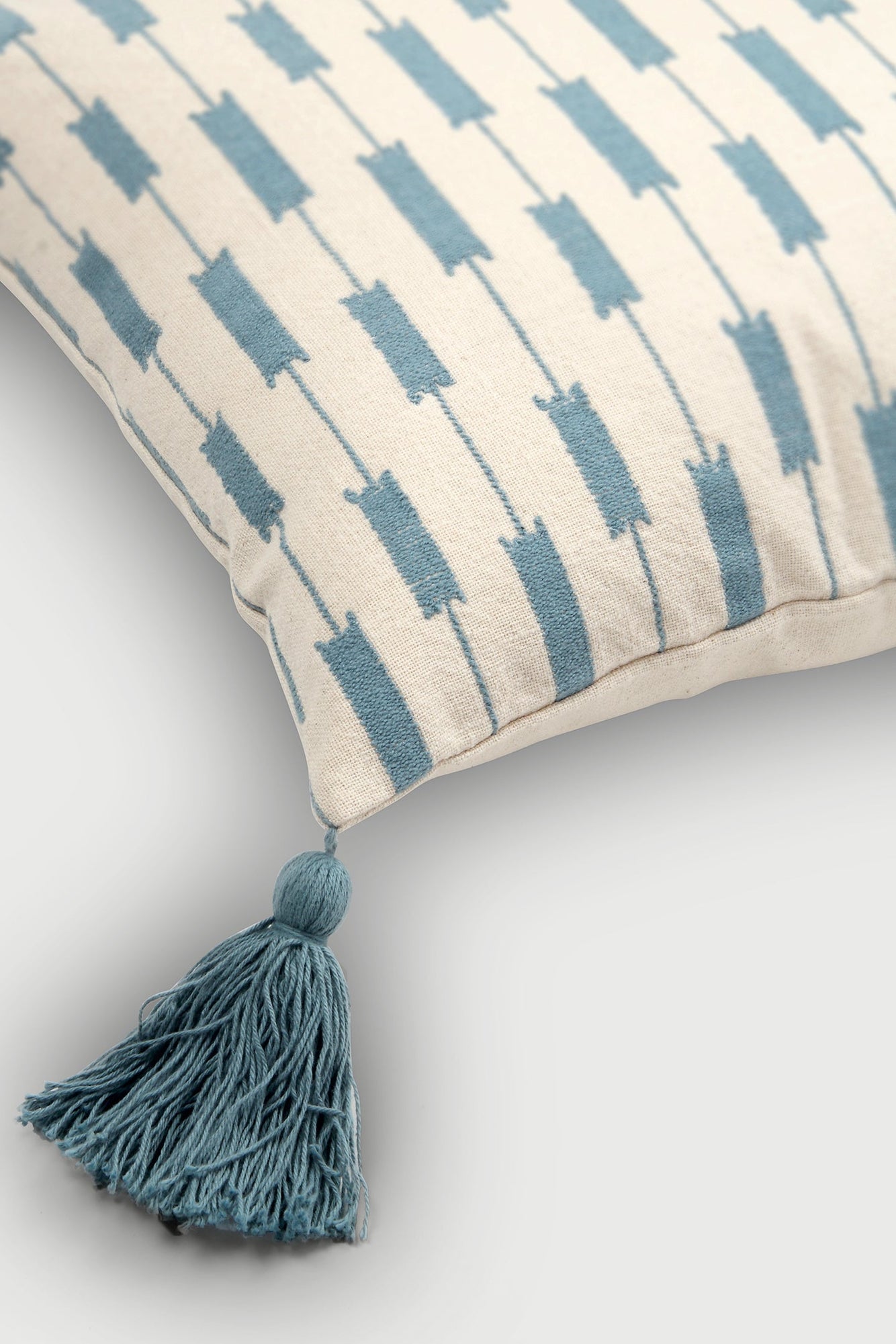 Iris Teal Cushion Cover