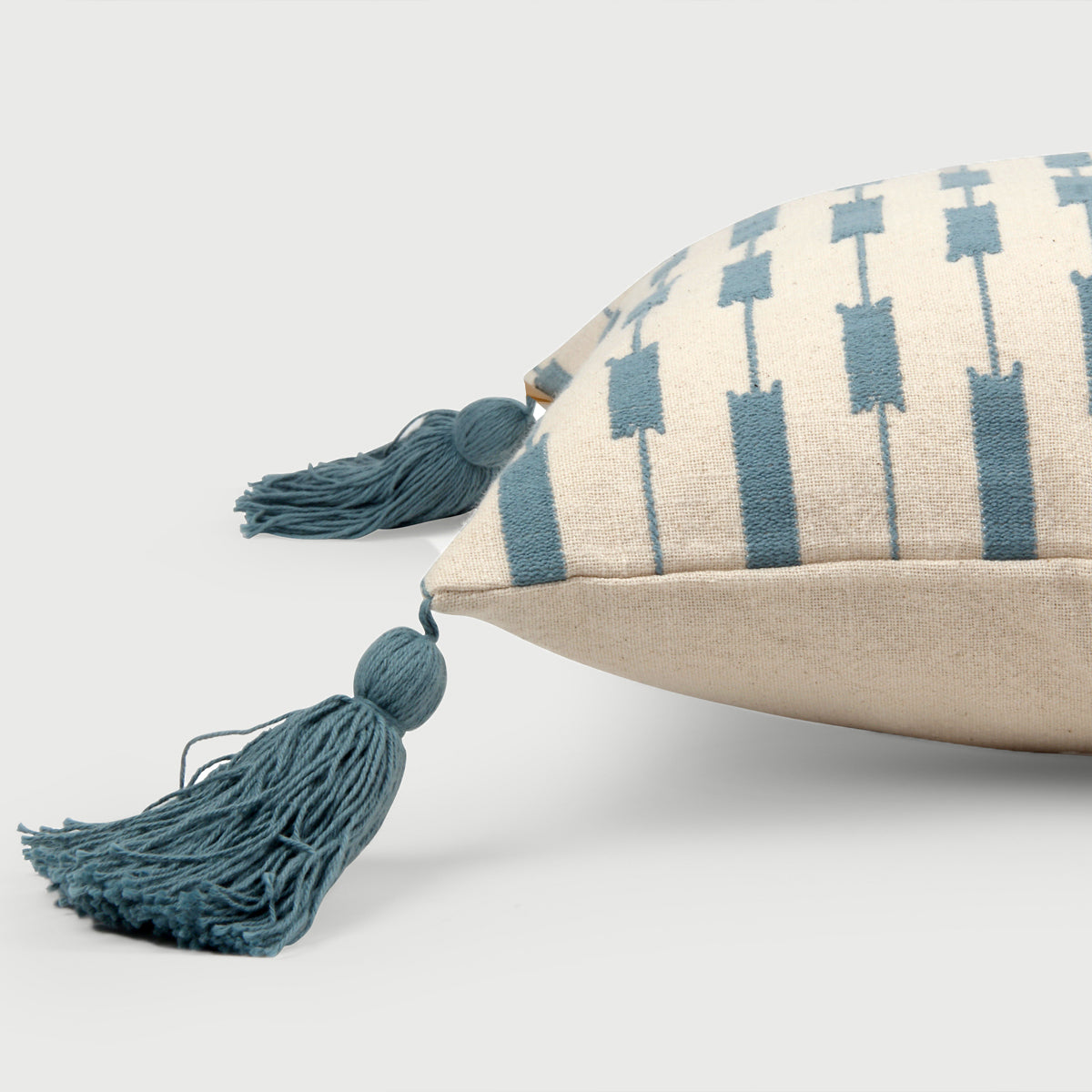 Iris Teal Cushion Cover