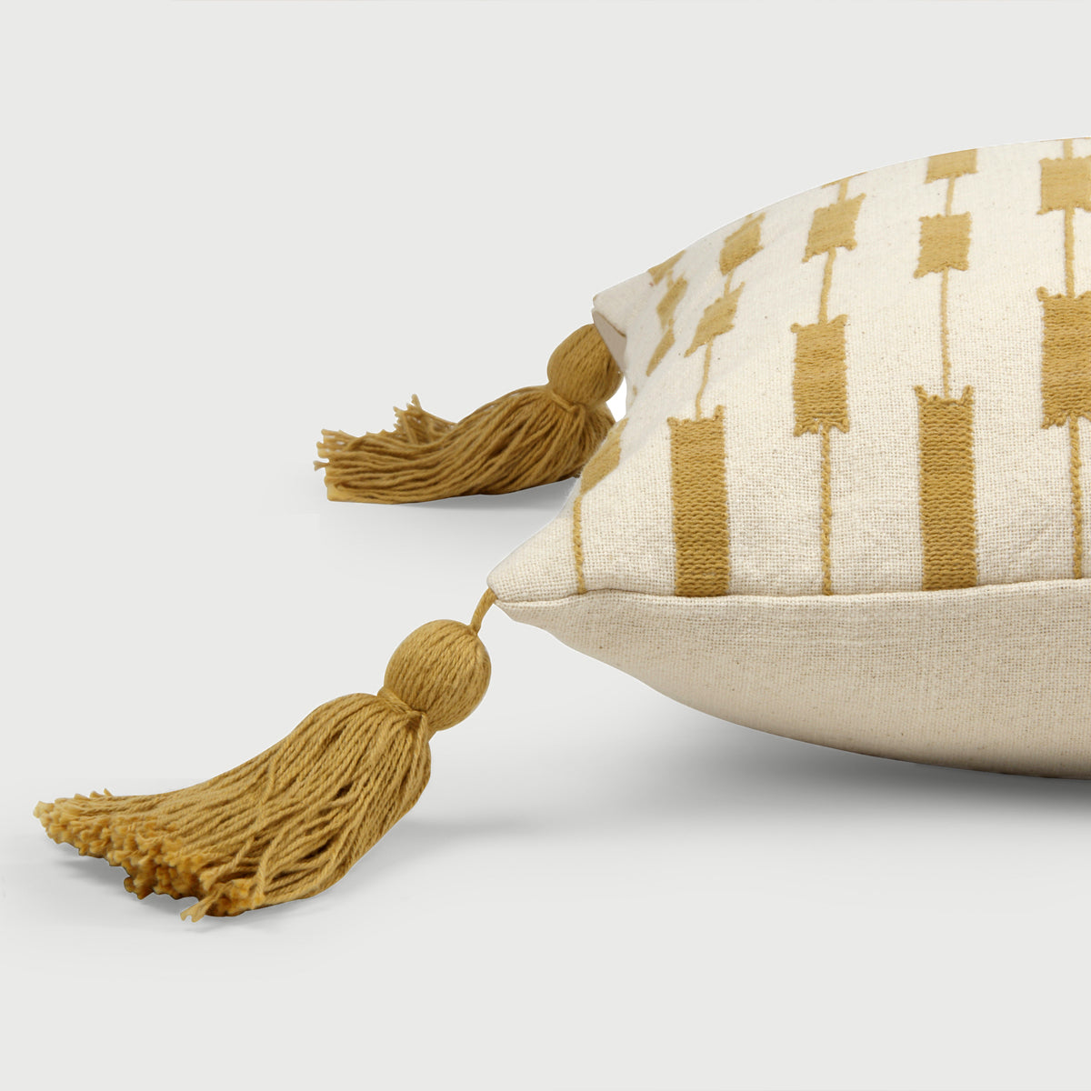 Iris Ochre Cushion Cover