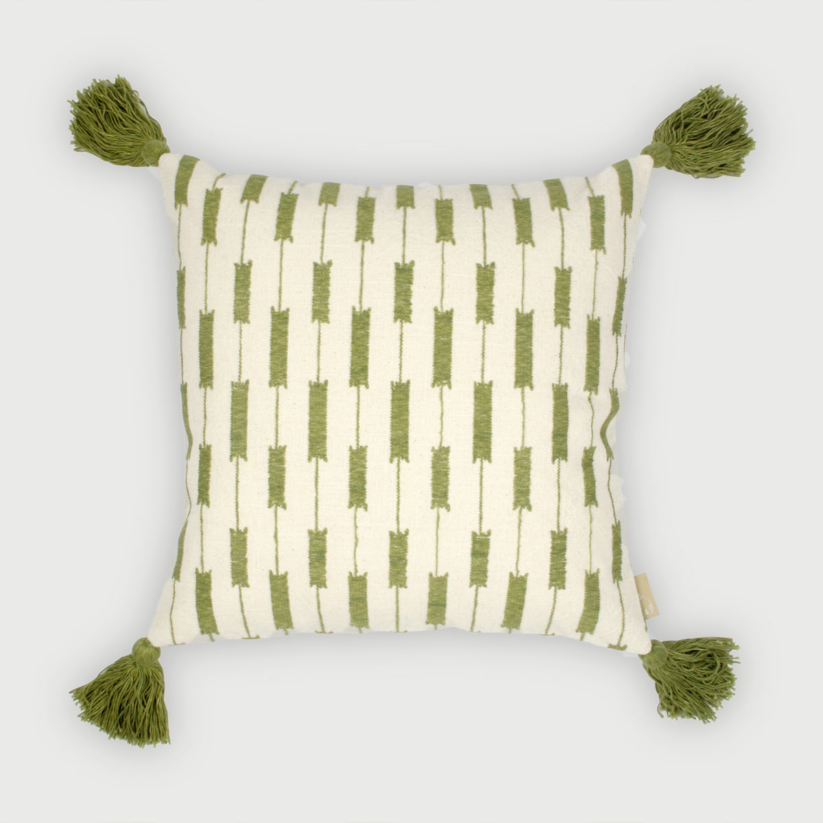 Iris Olive Cushion Cover