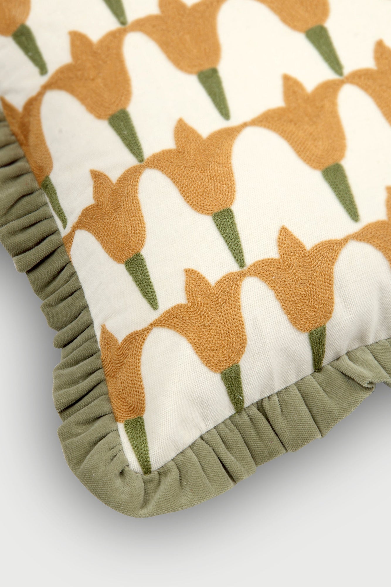 Tulip Peach Oblong Cushion Cover