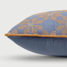 Daisy Azure Oblong Cushion Cover