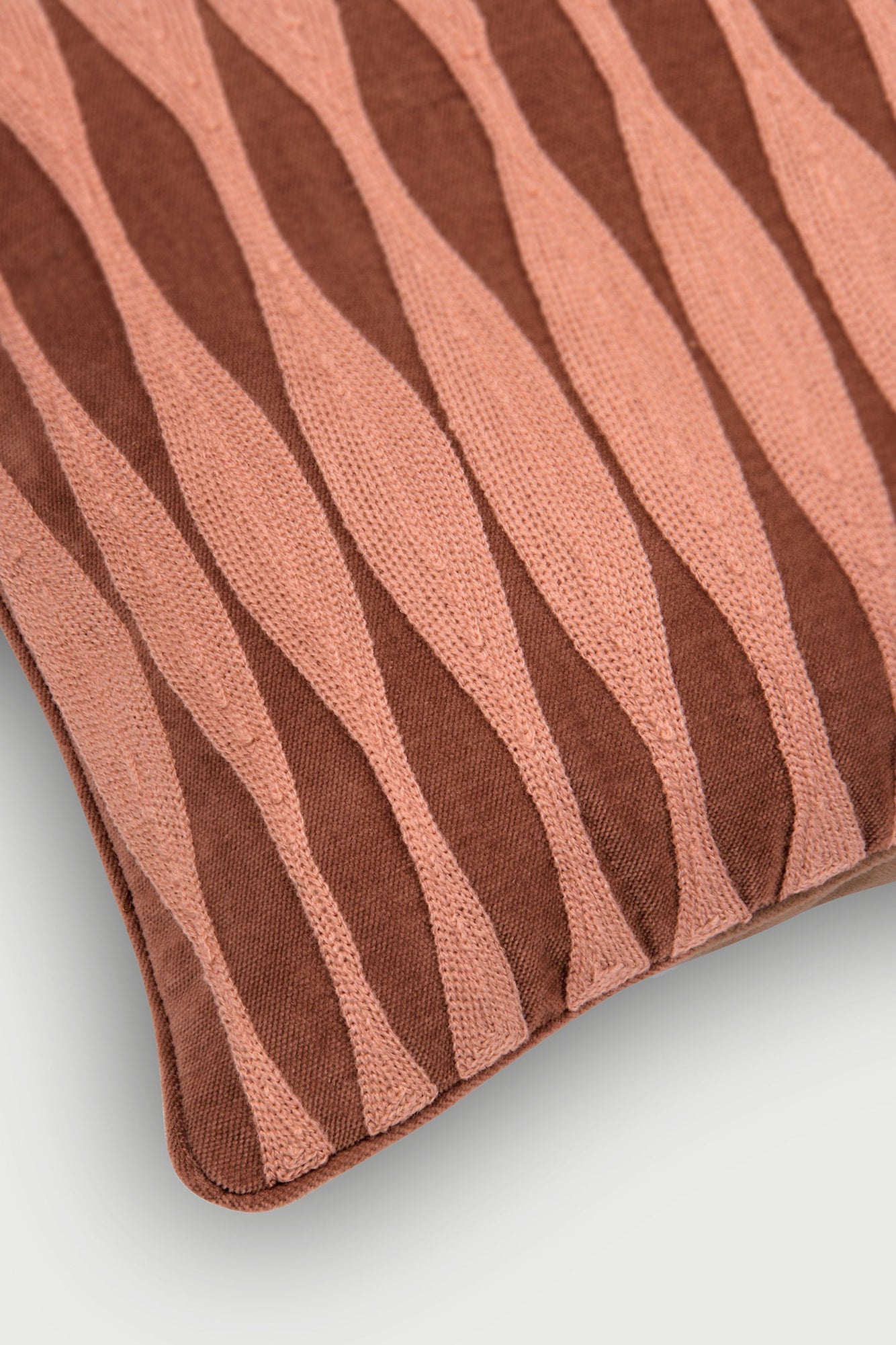 Ripple Rhubarb Oblong Cushion Cover