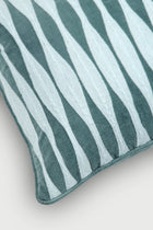 Ripple Teal Oblong Cushion Cover