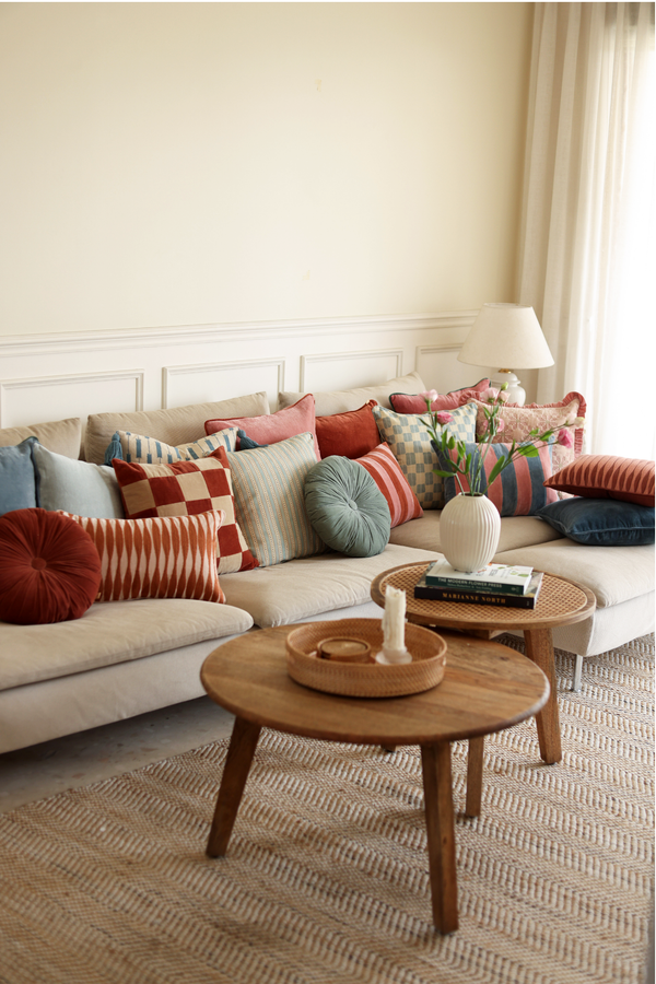 Ripple Spice Oblong Cushion Cover