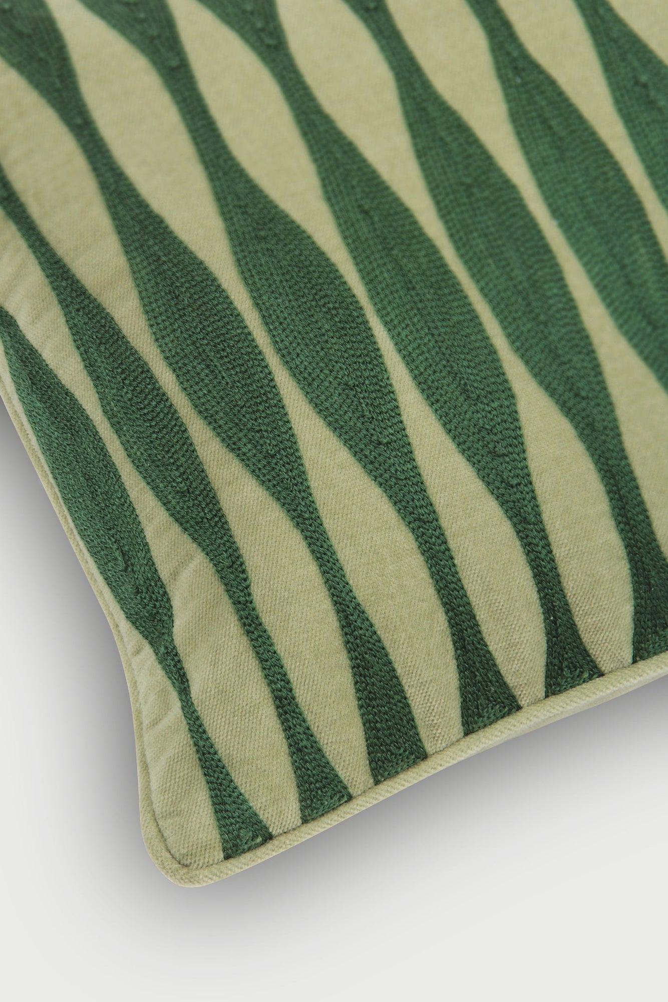 Ripple Eucalyptus Oblong Cushion Cover