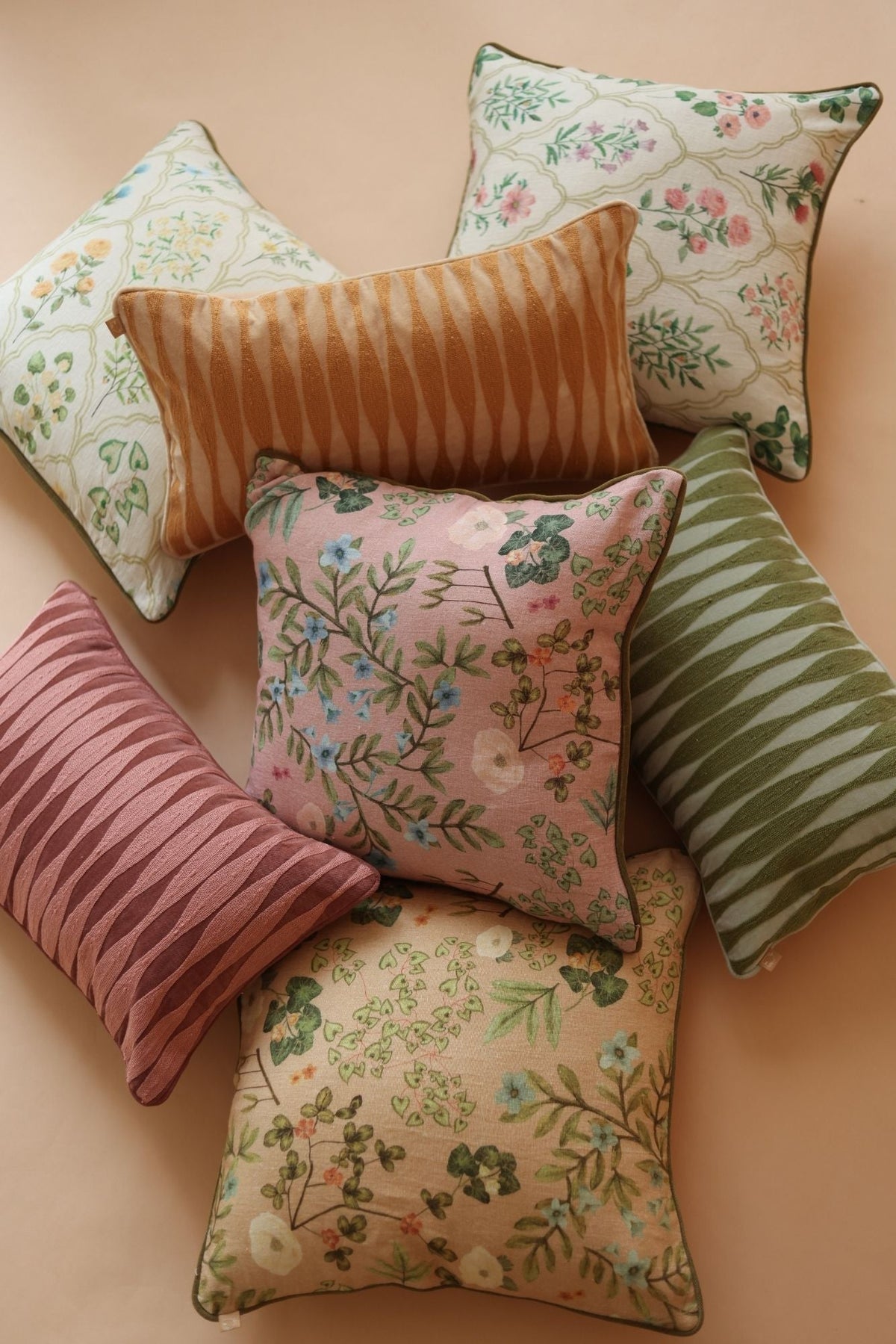 Eden Rose Linen Cushion Cover