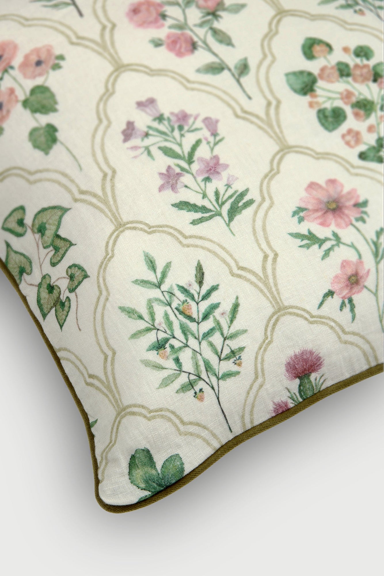 Eden Rose Linen Cushion Cover