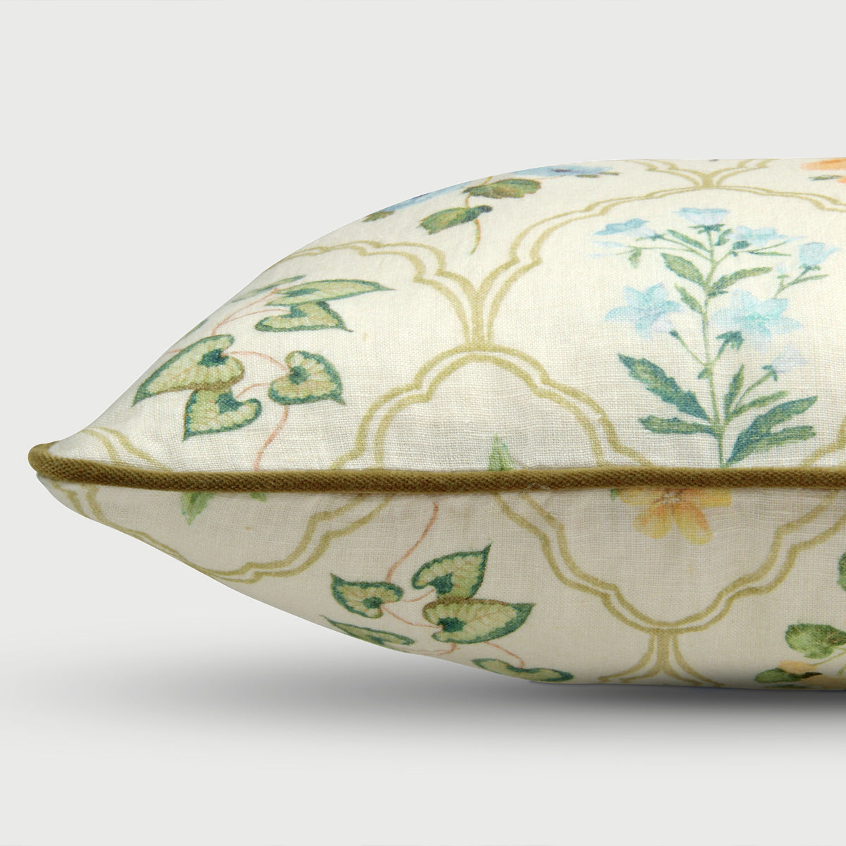 Eden Peach Linen Cushion Cover