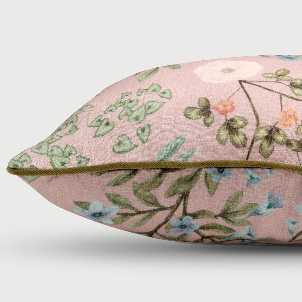 Valley Rose Linen Cushion Cover