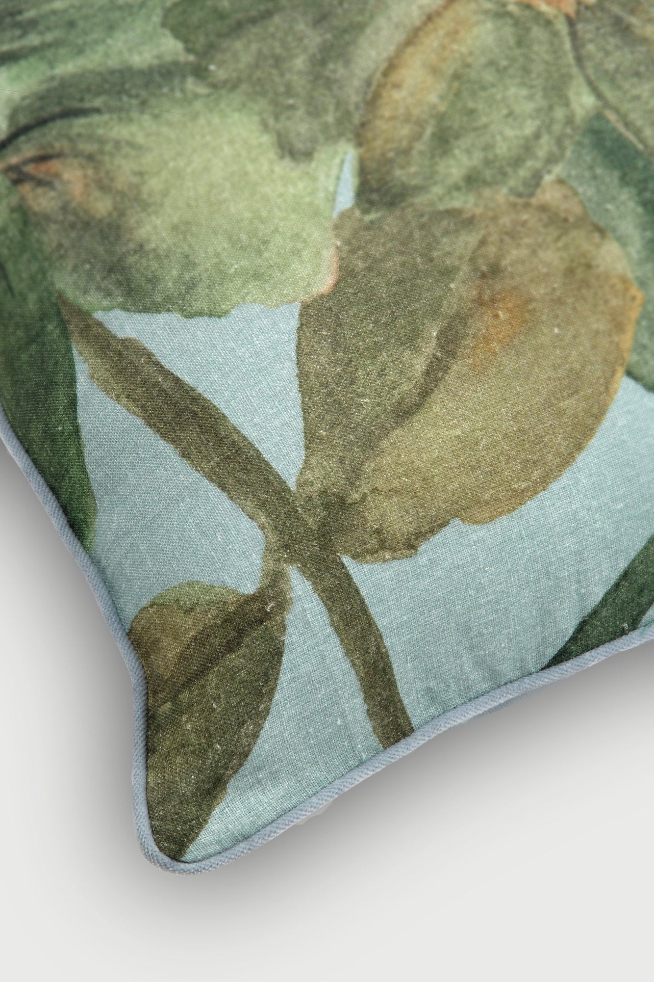 Wildflower Eucalyptus Linen Oblong Cushion Cover