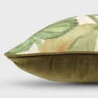Wildflower Olive Linen Cushion Cover
