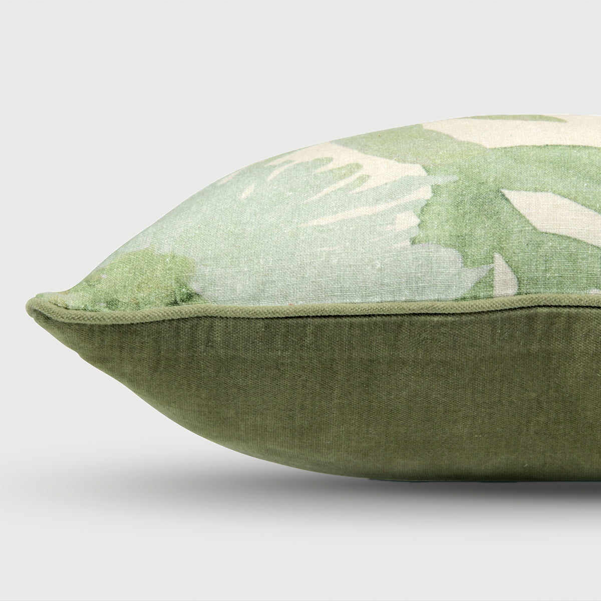 Wildflower Fern Linen Cushion Cover