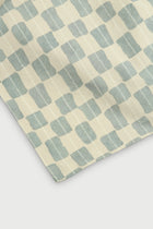 Echo Soft Blue Cotton Table Cover