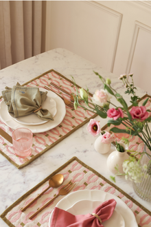 Poppy Soft Pink Table Mats-Set of 2