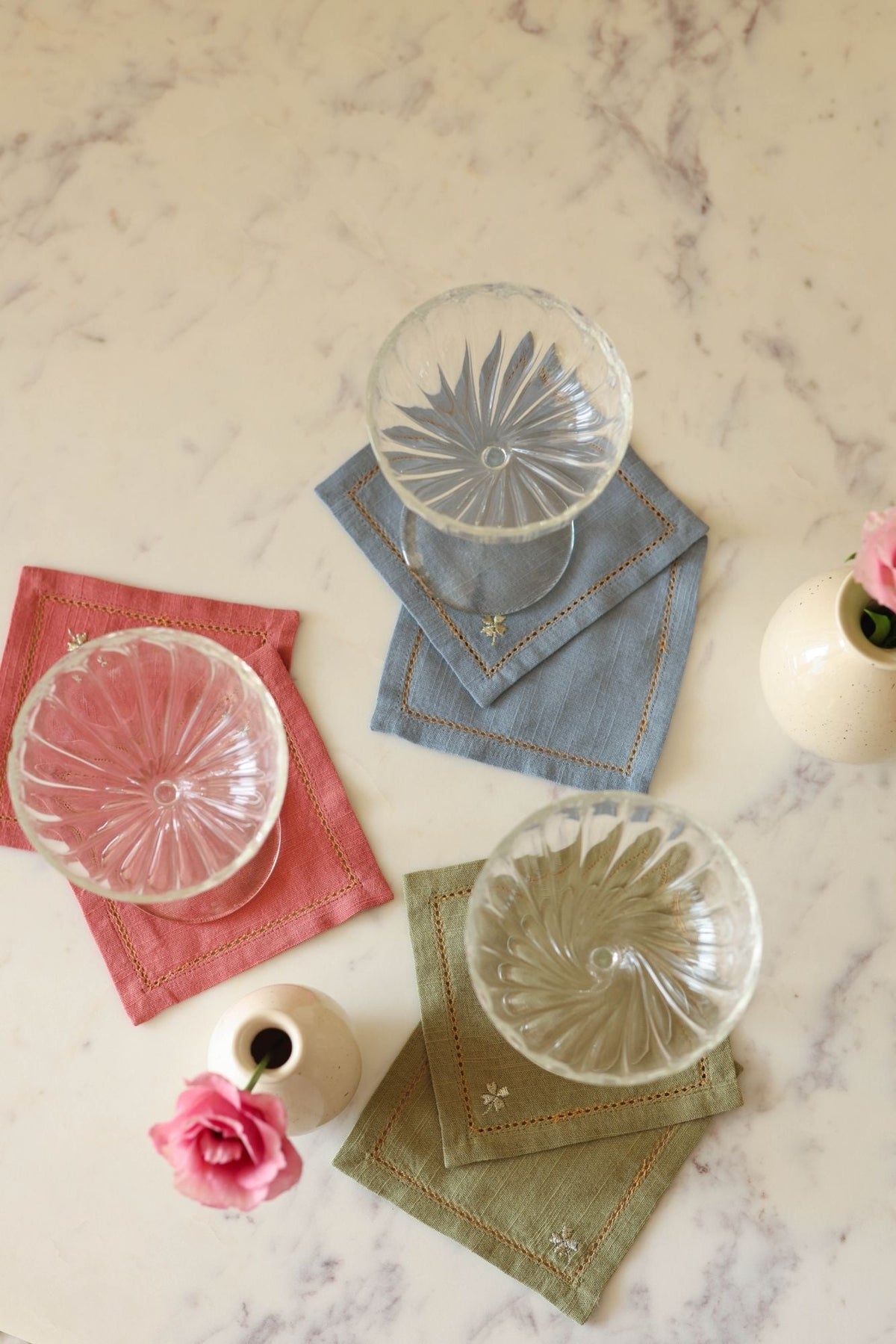 Clover Cocktail Napkins-Set of 6