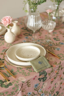 Thistle Moss Green Table Napkins-Set of 2