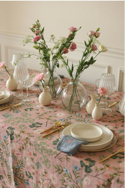 Thistle Soft Blue Table Napkins-Set of 2