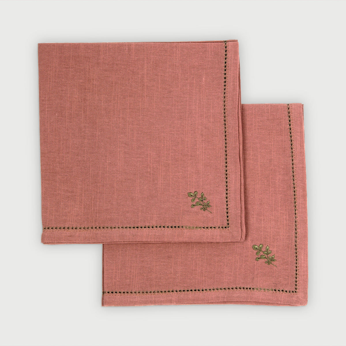 Thistle Raspberry Table Napkins-Set of 2