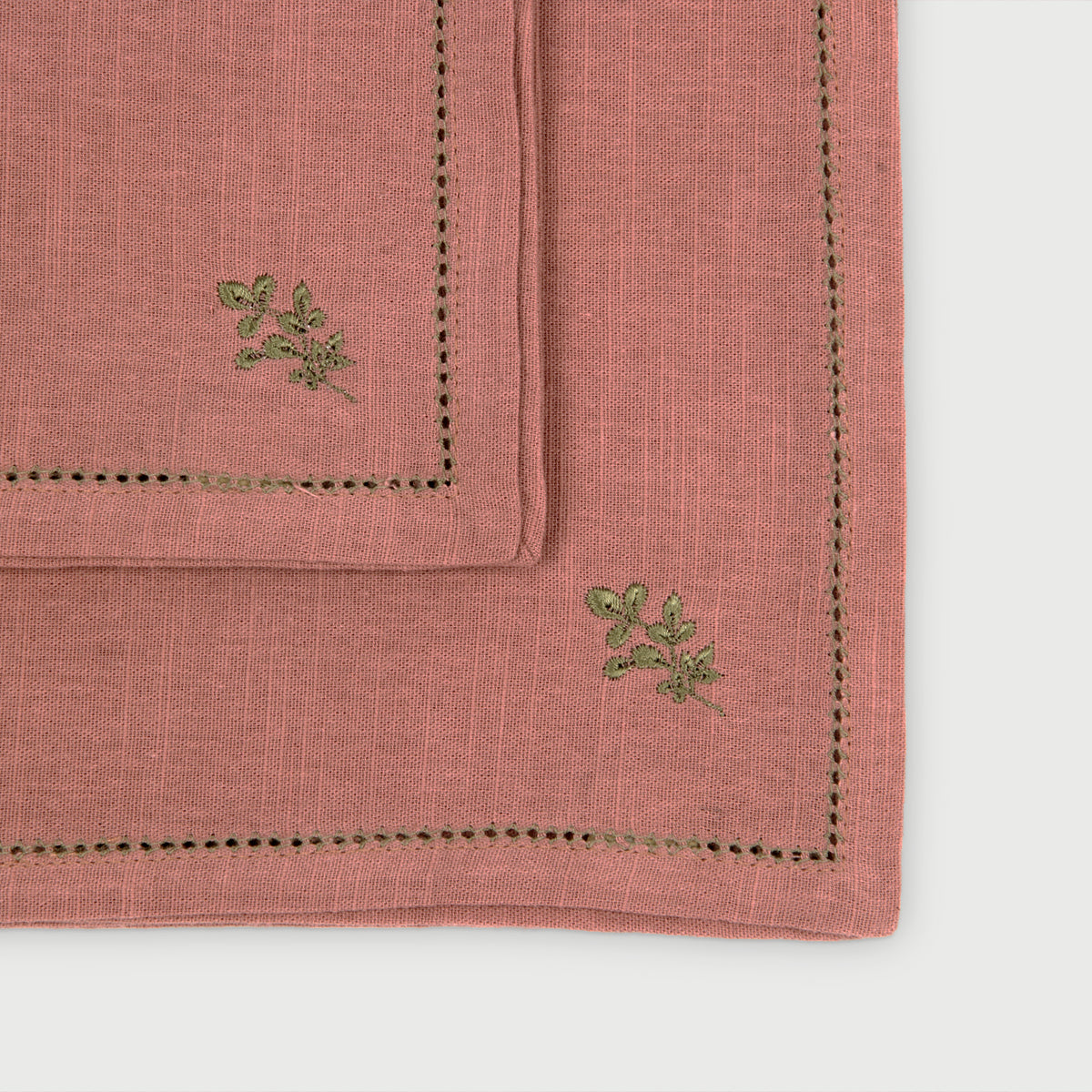Thistle Raspberry Table Napkins-Set of 2