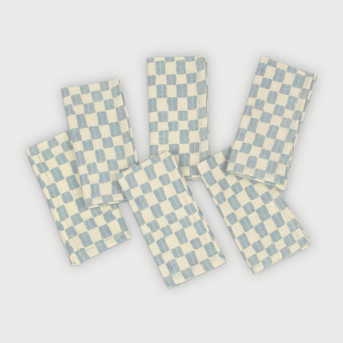 Echo Soft Blue Table Napkins-Set of 6
