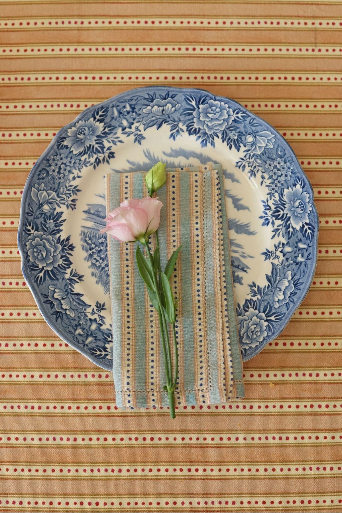 River Soft Blue Table Napkins-Set of 6