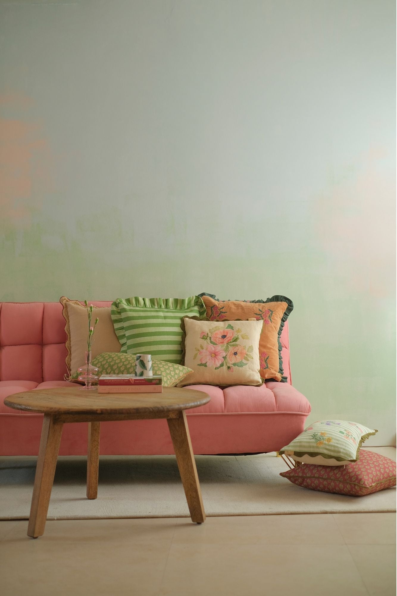 Annabella Amber Linen Cushion Cover