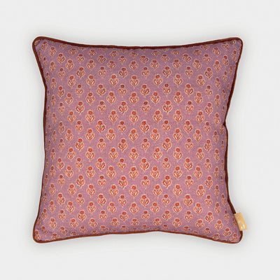 Viola Lavender Cotton Cushion Cover