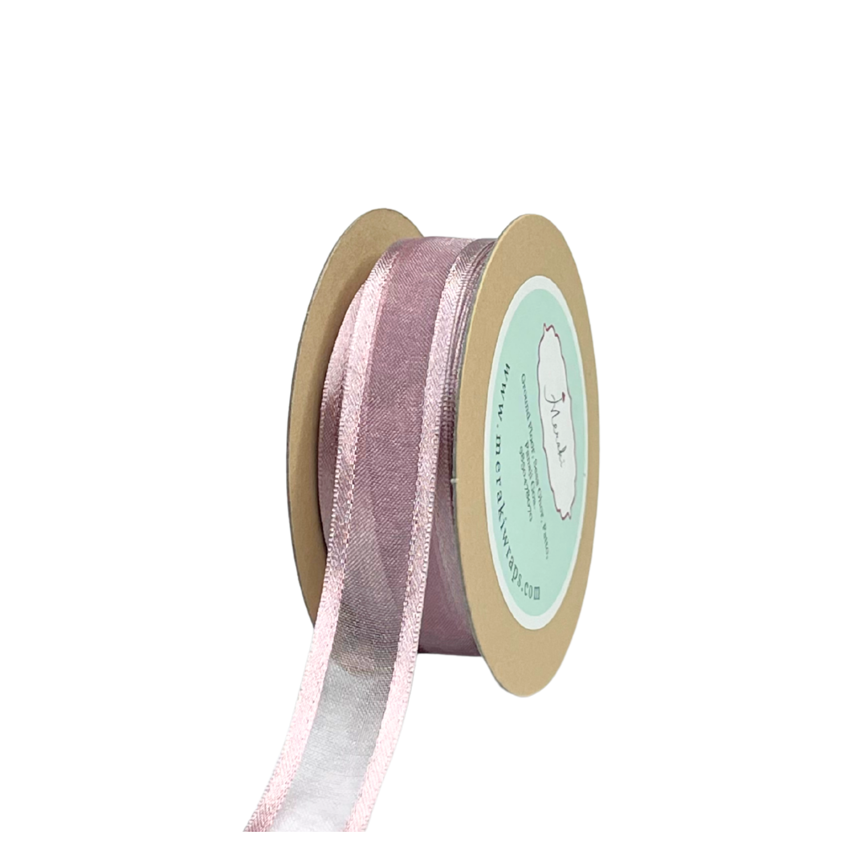 Sheer Ribbon With Satin Edge