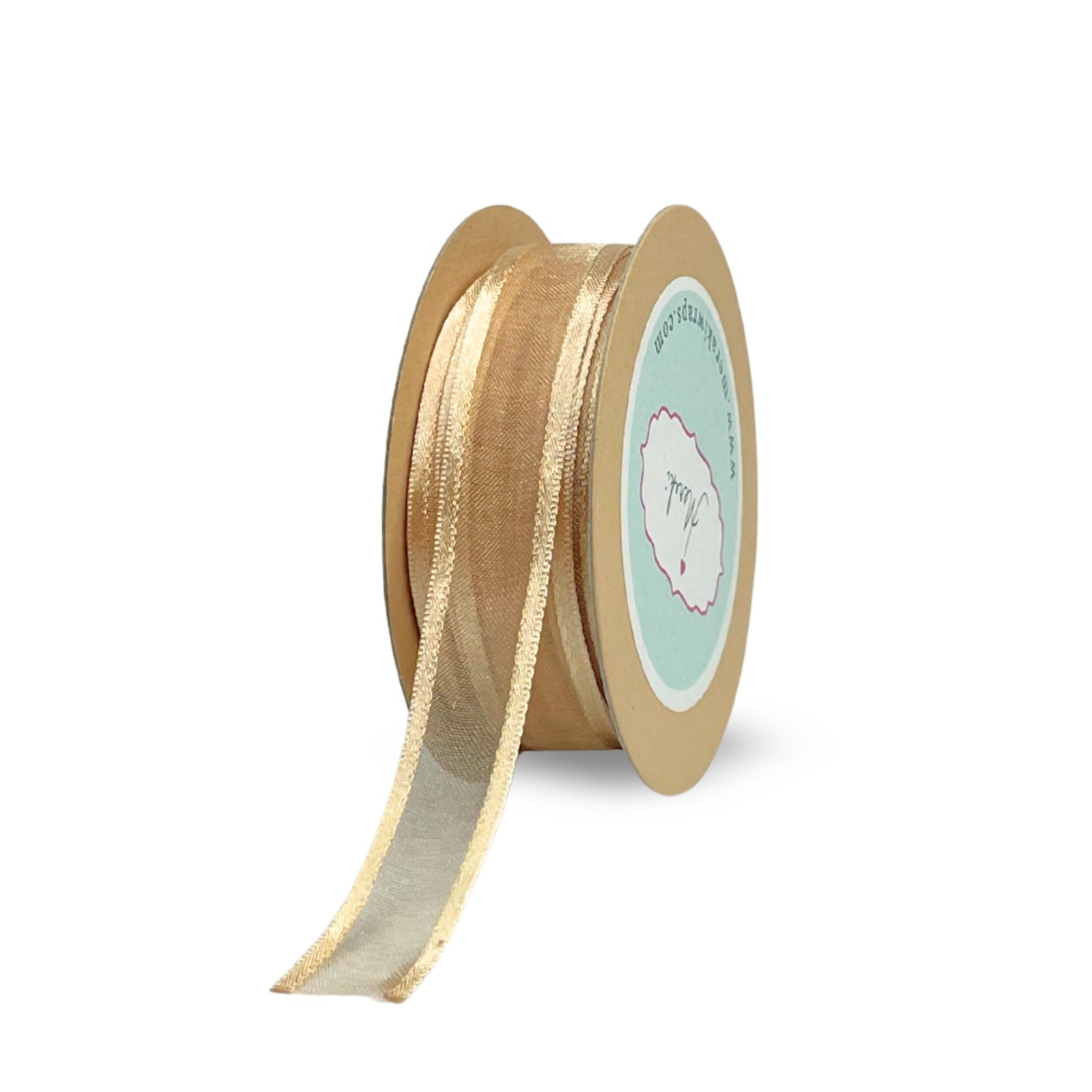Sheer Ribbon With Satin Edge
