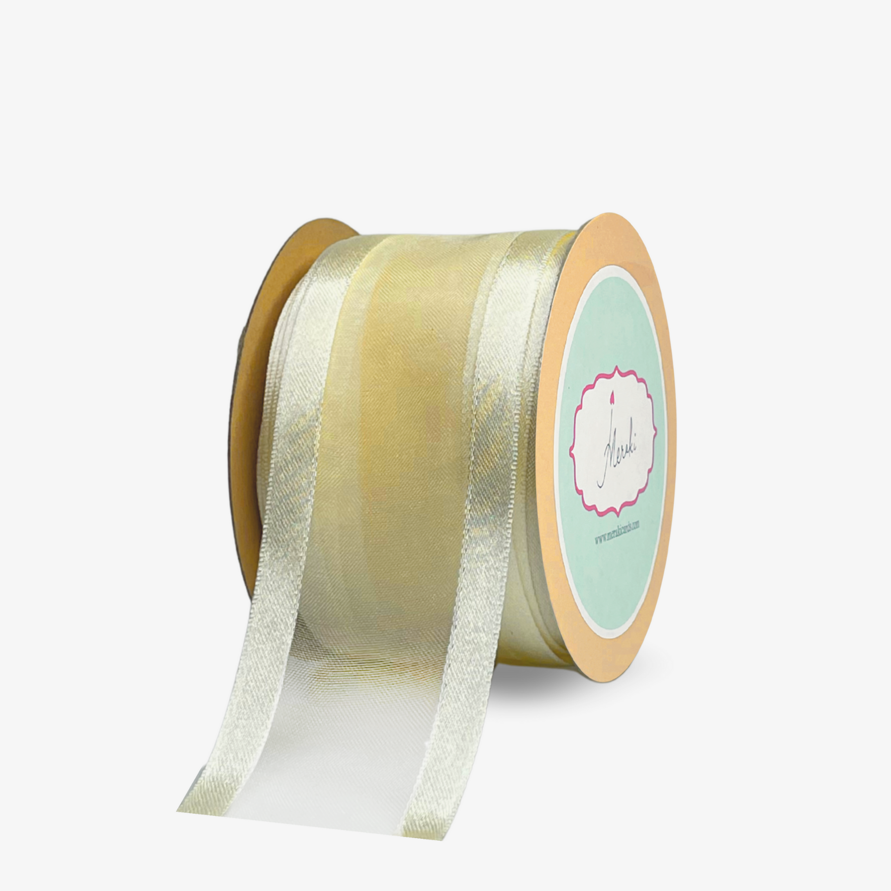 Sheer Ribbon With Satin Edge