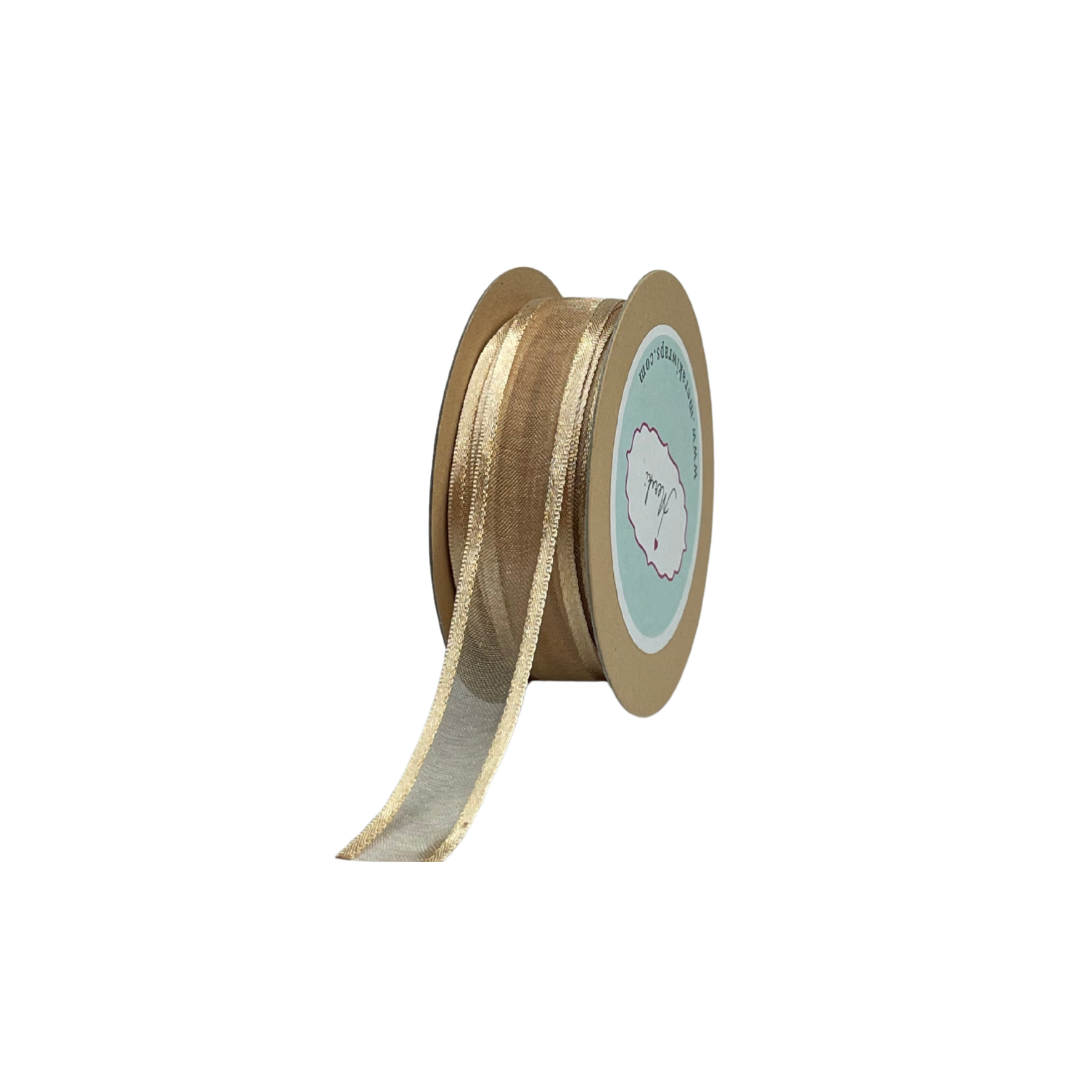 Sheer Ribbon With Satin Edge