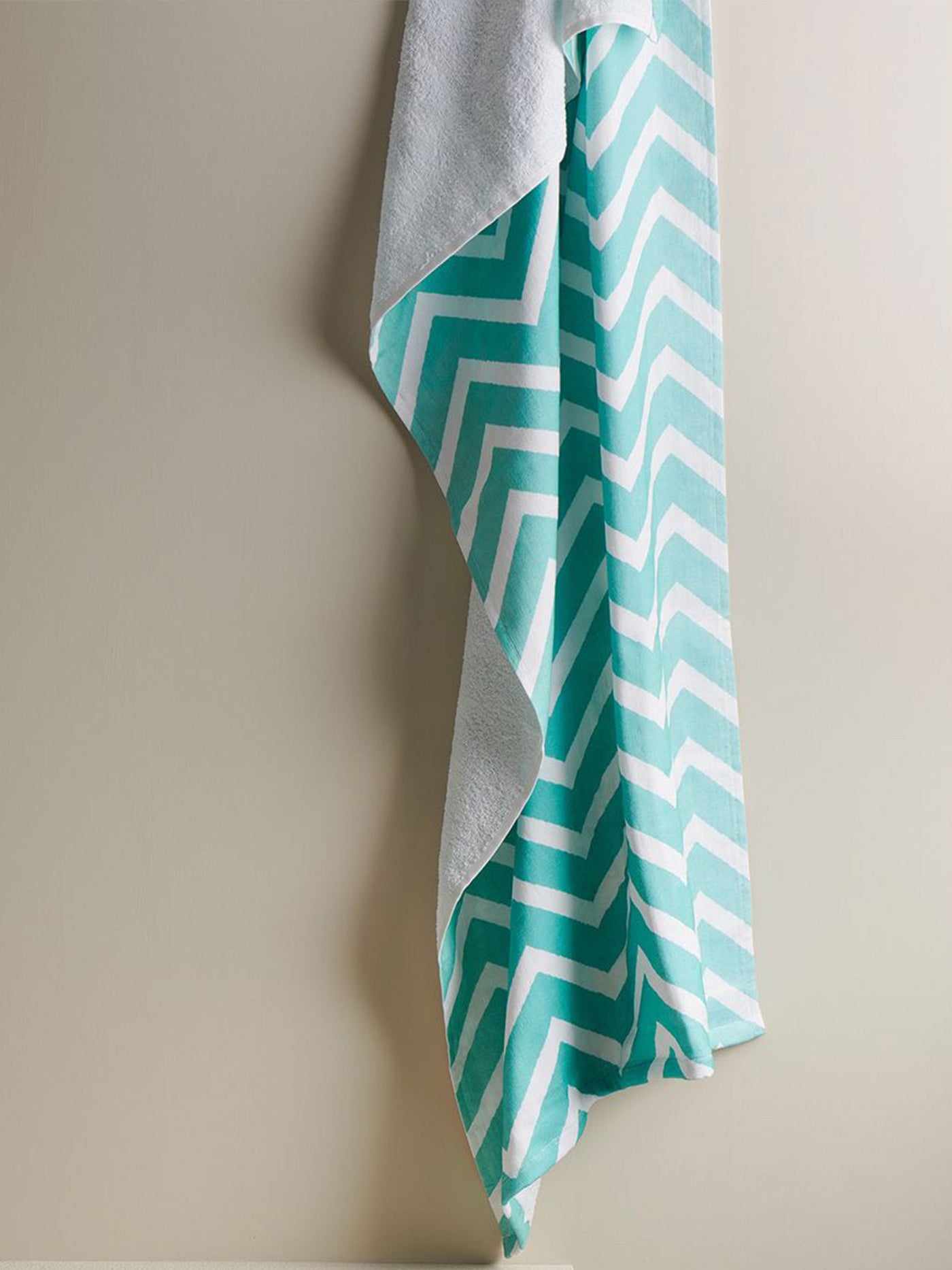 Chevron Cotton Hammam Terry Bath Towel