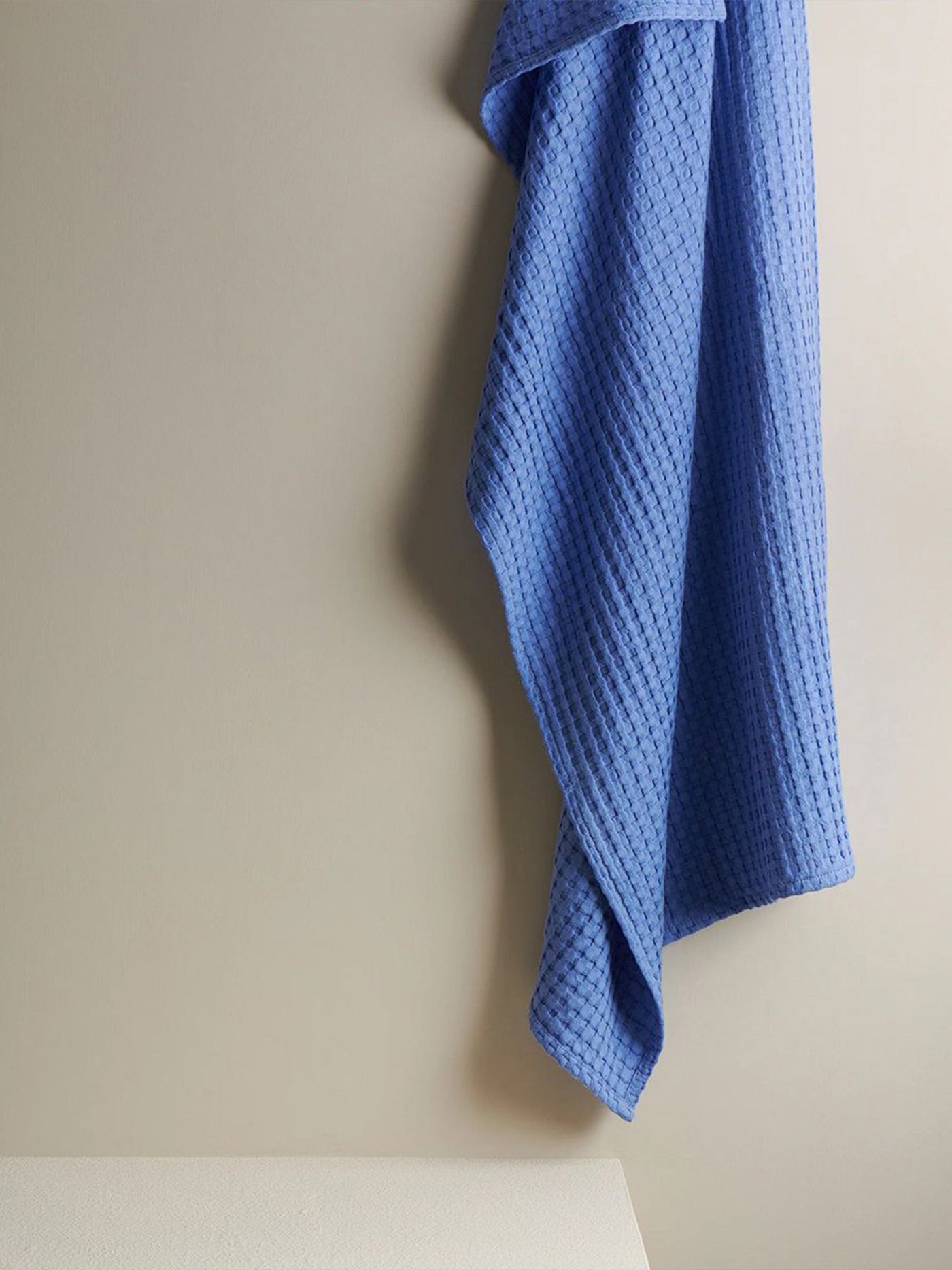 Pebble Cotton Waffle XL Bath Towel Cobalt