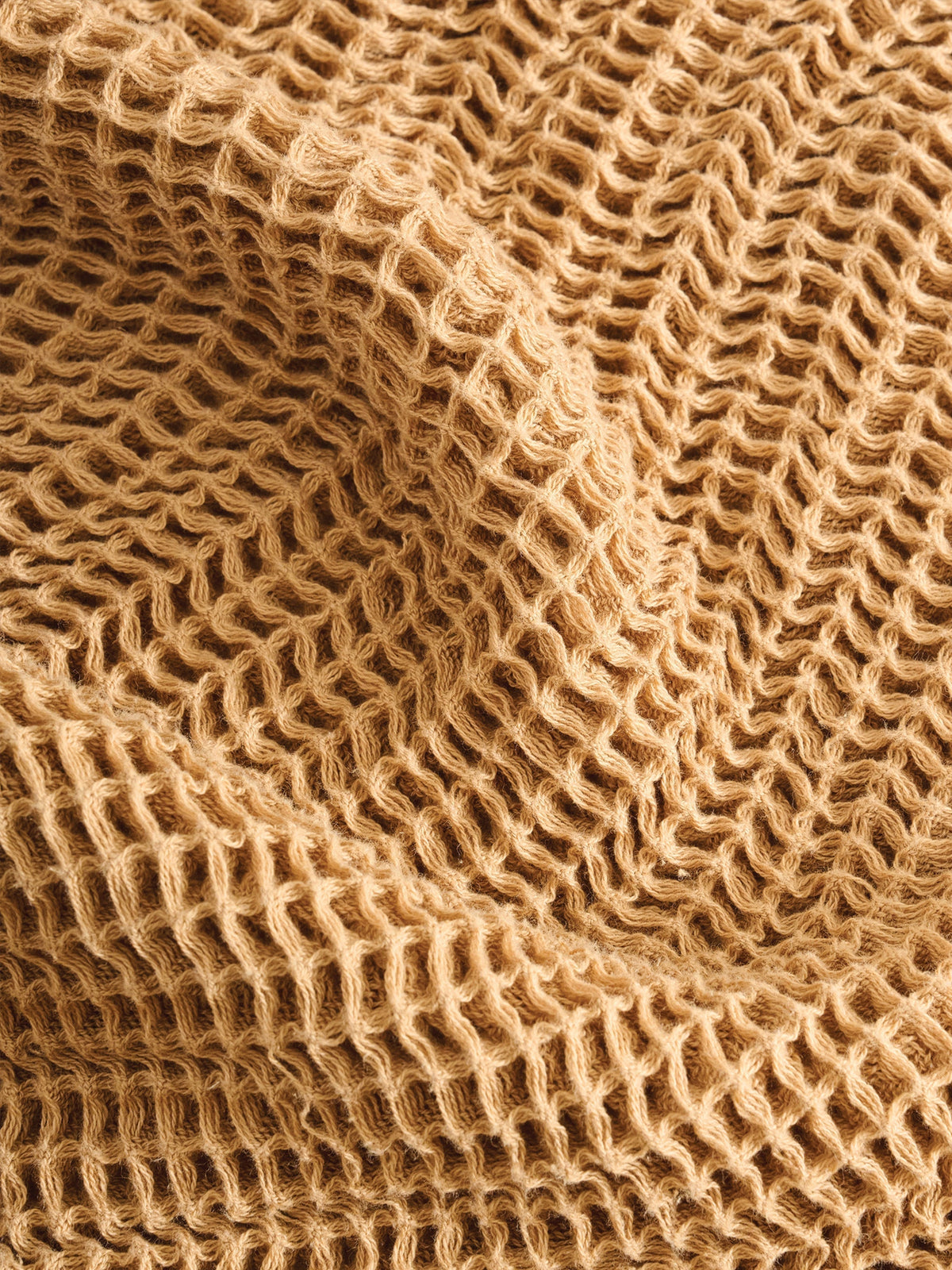 Sea Sponge Cotton Waffle Throw