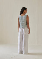 Oasis Linen White Pants