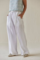 Sakura Mosaic Blue Boatneck Top