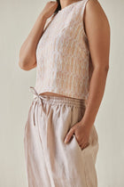 Oasis Linen Pink Pants