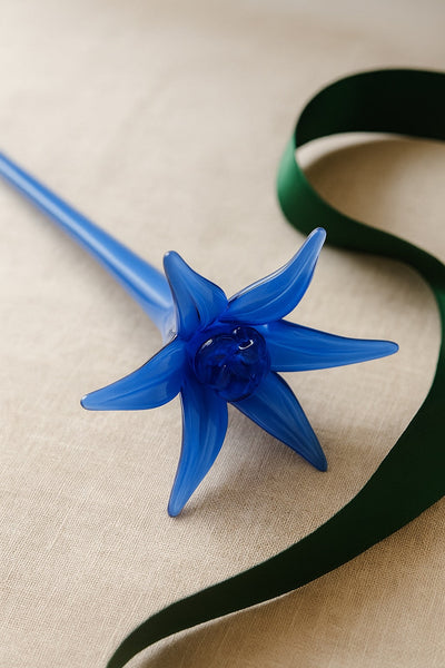 Sapphire Blue Star Bloom (Flower Stem)