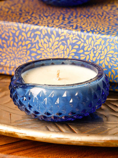 Sapphire Lustre Candles