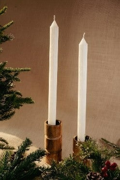 Snow Glow Taper Candle Set (2 pcs)_BC_034