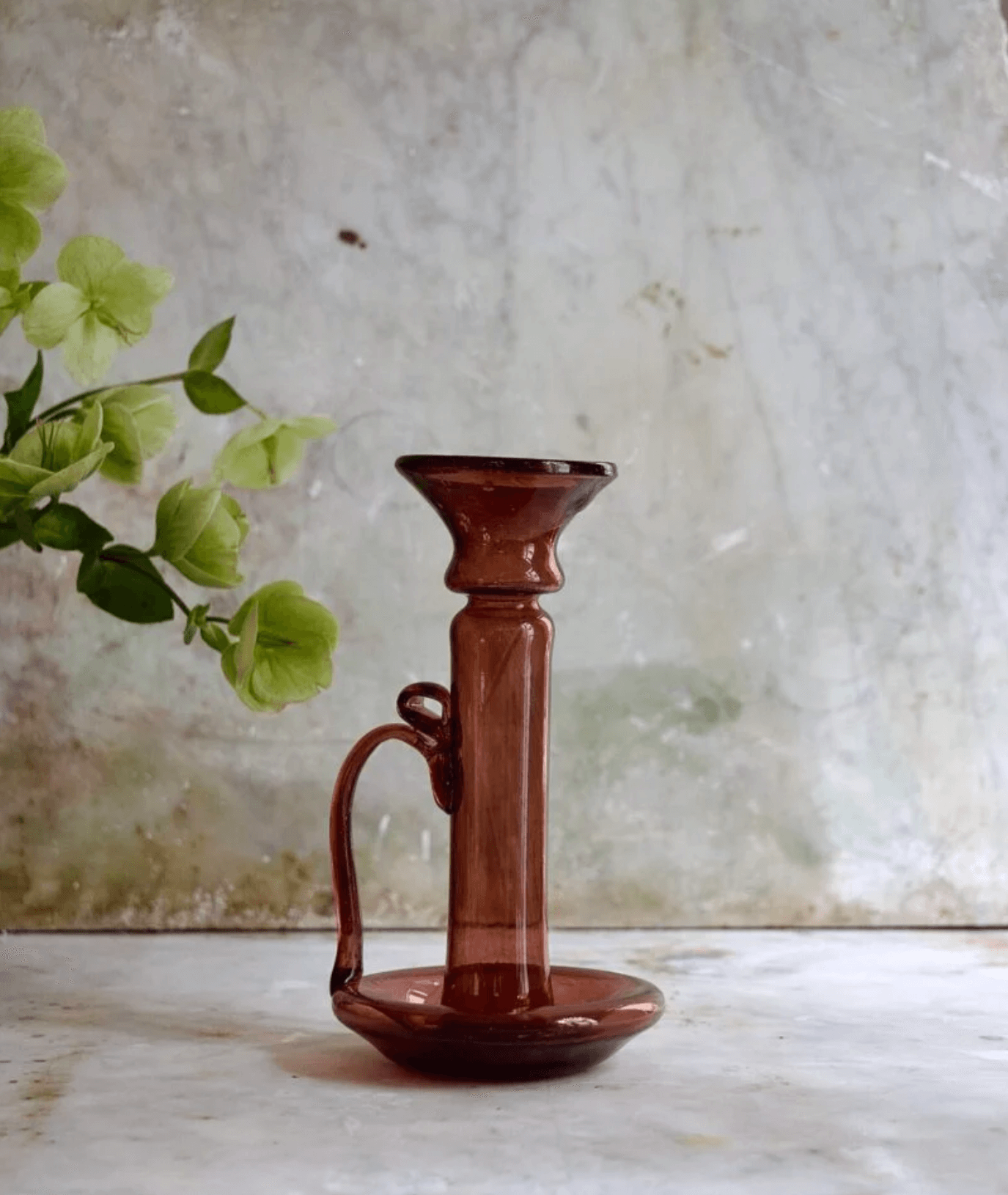 Porta Candele With Handle Framboise